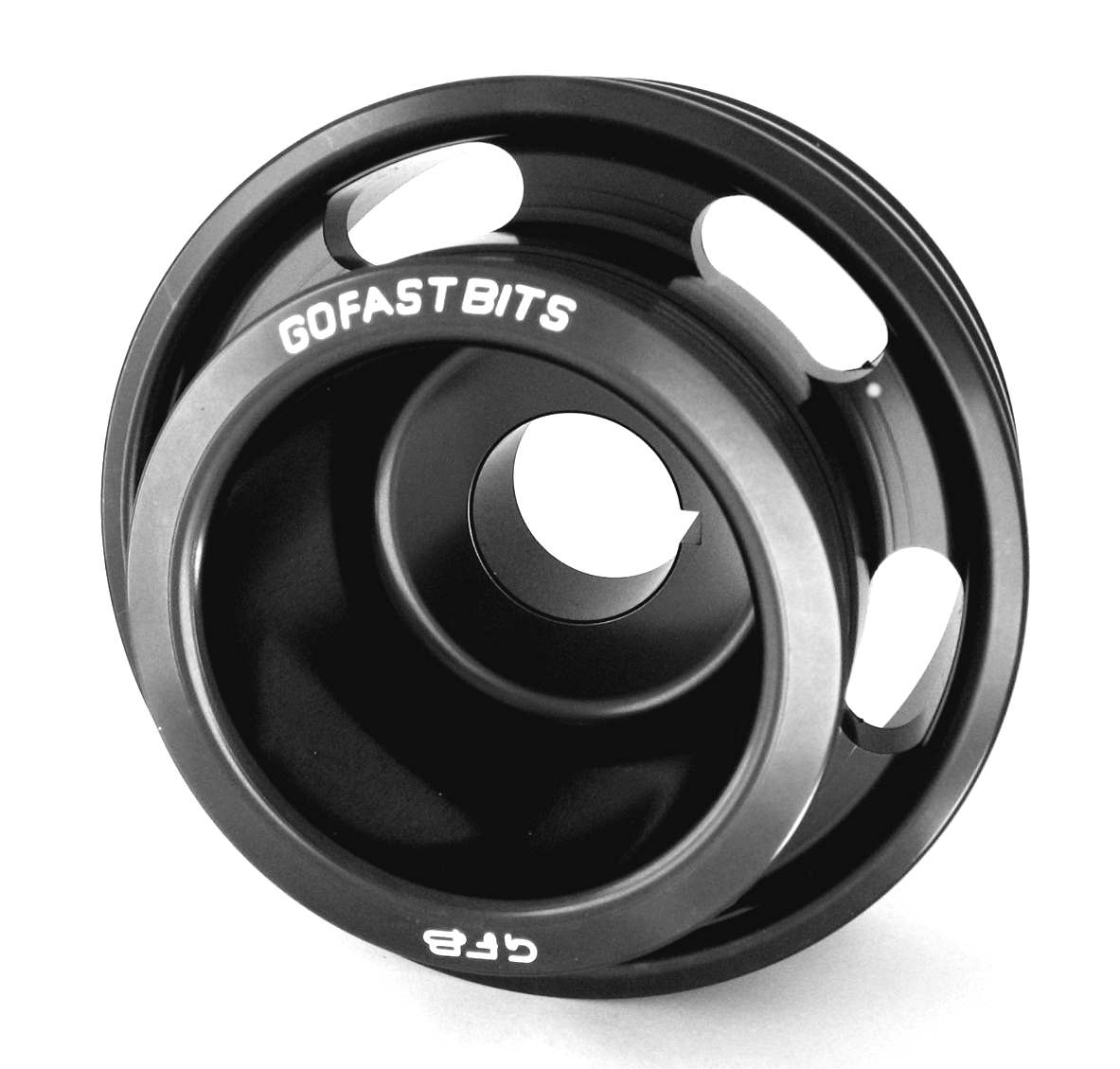 GFB Part Number 2006 Underdrive Crank Pulley close up view