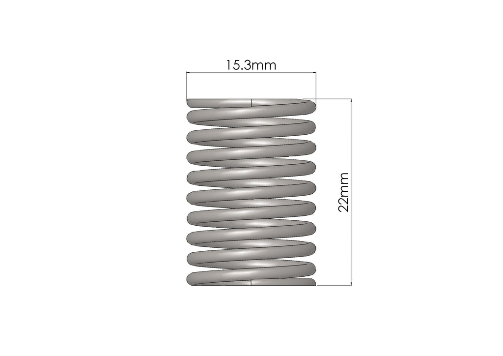 GFB Part Number 6117 DV+ plunger spring diagram