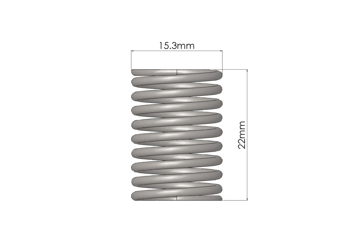 GFB Part Number 6117 DV+ plunger spring diagram