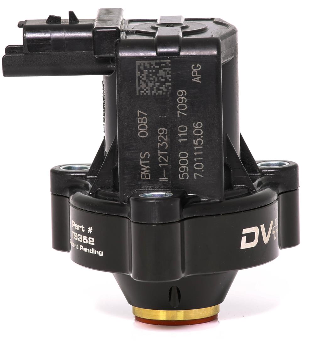 GFB Part Number T9352 DV+ installed on solenoid face down view