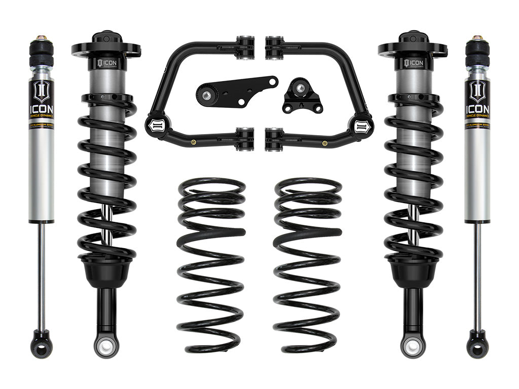 ICON 2024-2025 Toyota Tacoma 1.25-3" Lift, Stage 2 Suspension System, Tubular, Triple Rate Rear Springs