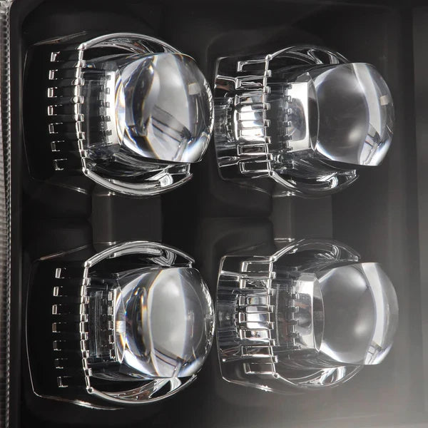 Alpha Rex 05-07 Ford Super Duty NOVA-Series LED Projector Headlights Black
