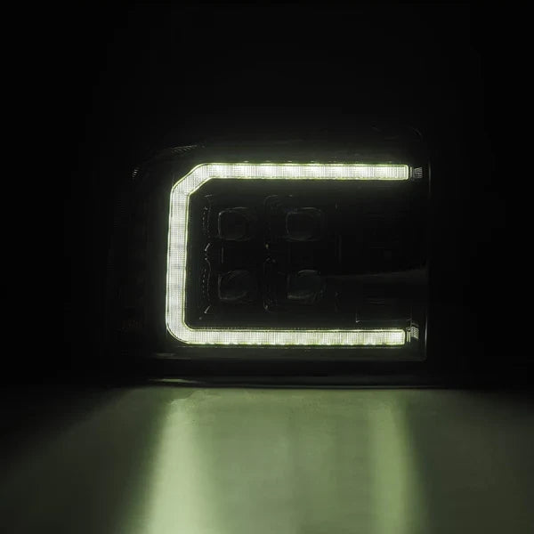 Alpha Rex 05-07 Ford Super Duty NOVA-Series LED Projector Headlights Alpha-Black