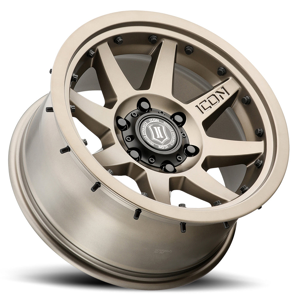 ICON Alloys Rebound Pro, Bronze, 17 x 8.5 / 6 x 135, 6mm Offset, 5" BS