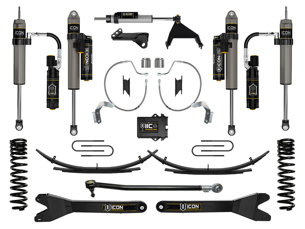 ICON 2023-2025 Ford F-250/F-350 Super Duty 4WD, Gas, 4.5" Lift, Stage 8 Suspension System w/ Radius Arms & Expansion Packs