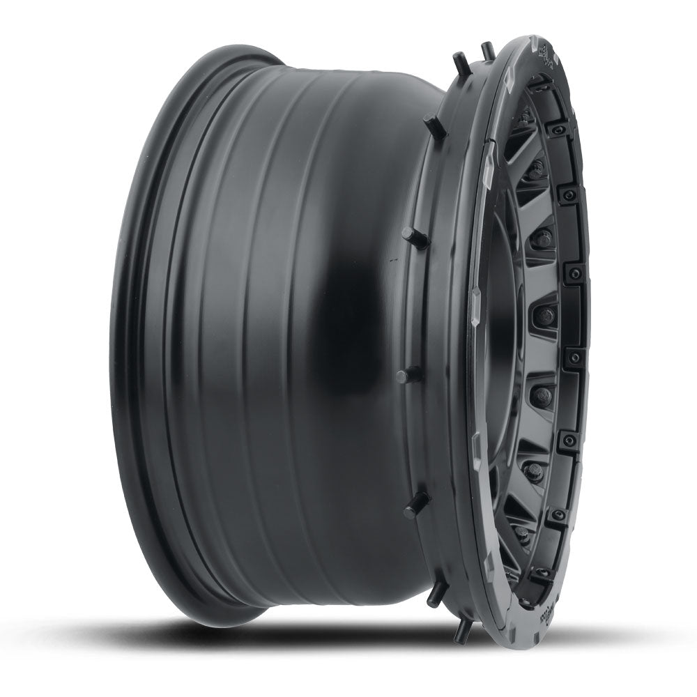 ICON Alloys Hammer Pro, Satin Black, 17 x 8.5 / 5 x 5, -6mm Offset, 4.5" BS
