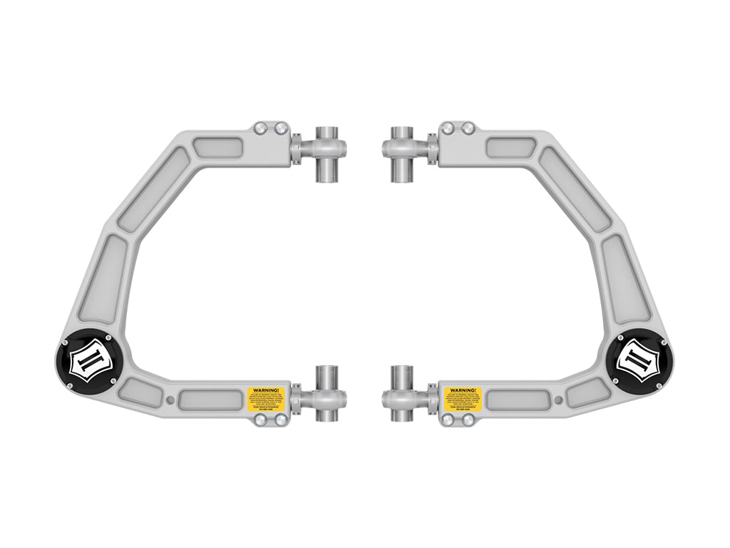 ICON 2024-2025 Toyota Tacoma/2024-2025 Toyota Land Cruiser 250 Series/2024-2026 Lexus GX550/2025-2026 Toyota 4Runner, Front, Billet Upper Control Arms w/ Delta Joint Pro