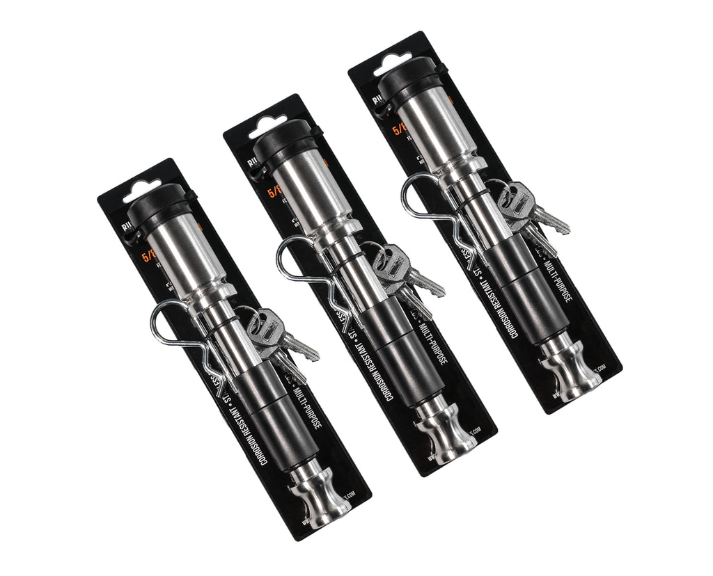 BulletProof 5/8" Locking Pin, 3-Pack Keyed Alike