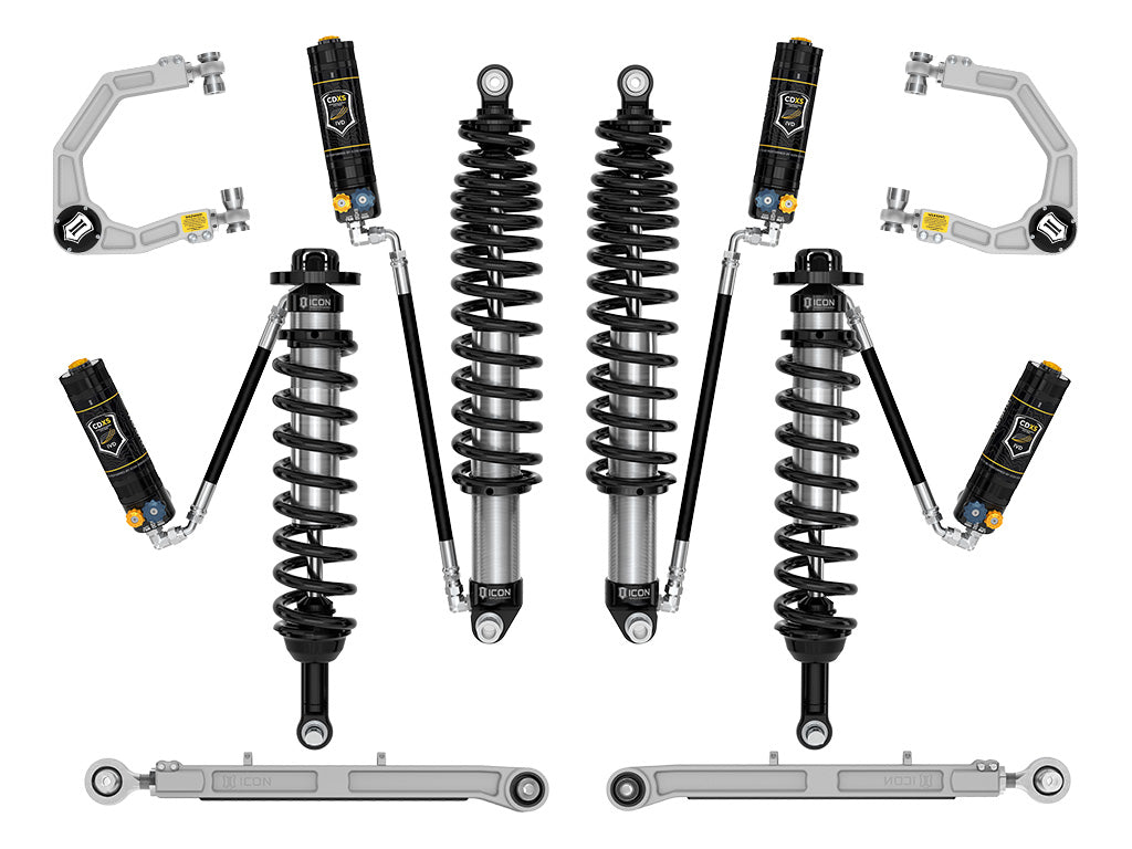 ICON 2021-2026 Ford Bronco, Sasquatch, 2-3" Lift, Stage 6 Suspension System, CDXS, Billet