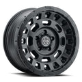 ICON Alloys Hammer Pro, Satin Black, 17 x 8.5 / 5 x 5, -6mm Offset, 4.5" BS