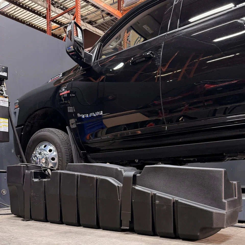 S&B 56 GALLON HIGH-CAPACITY FUEL TANK FOR 2013-2026 DODGE RAM CUMMINS 6.7L, CREW CAB LONG BED