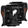 Alpha Rex 20-22 Ford Super Duty LUXX-Series LED Projector Headlights Alpha-Black