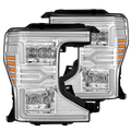 Alpha Rex 20-22 Ford Super Duty NOVA-Series LED Projector Headlights Chrome