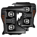 Alpha Rex 20-22 Ford Super Duty LUXX-Series LED Projector Headlights Black