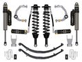 ICON 2021-2025 Ford F-150 Tremor, 2.5-3" Lift, Stage 4 Suspension System, Billet, CDXS, w/ Leaf Packs