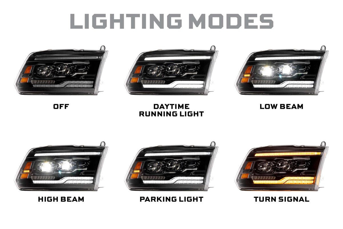 MORIMOTO DODGE RAM HD (09-18) XB EVO HYBRID LED HEADLIGHTS