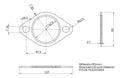 Replacement Exhaust Gaskets for GReddy Exhausts - Oval, 2-bolt