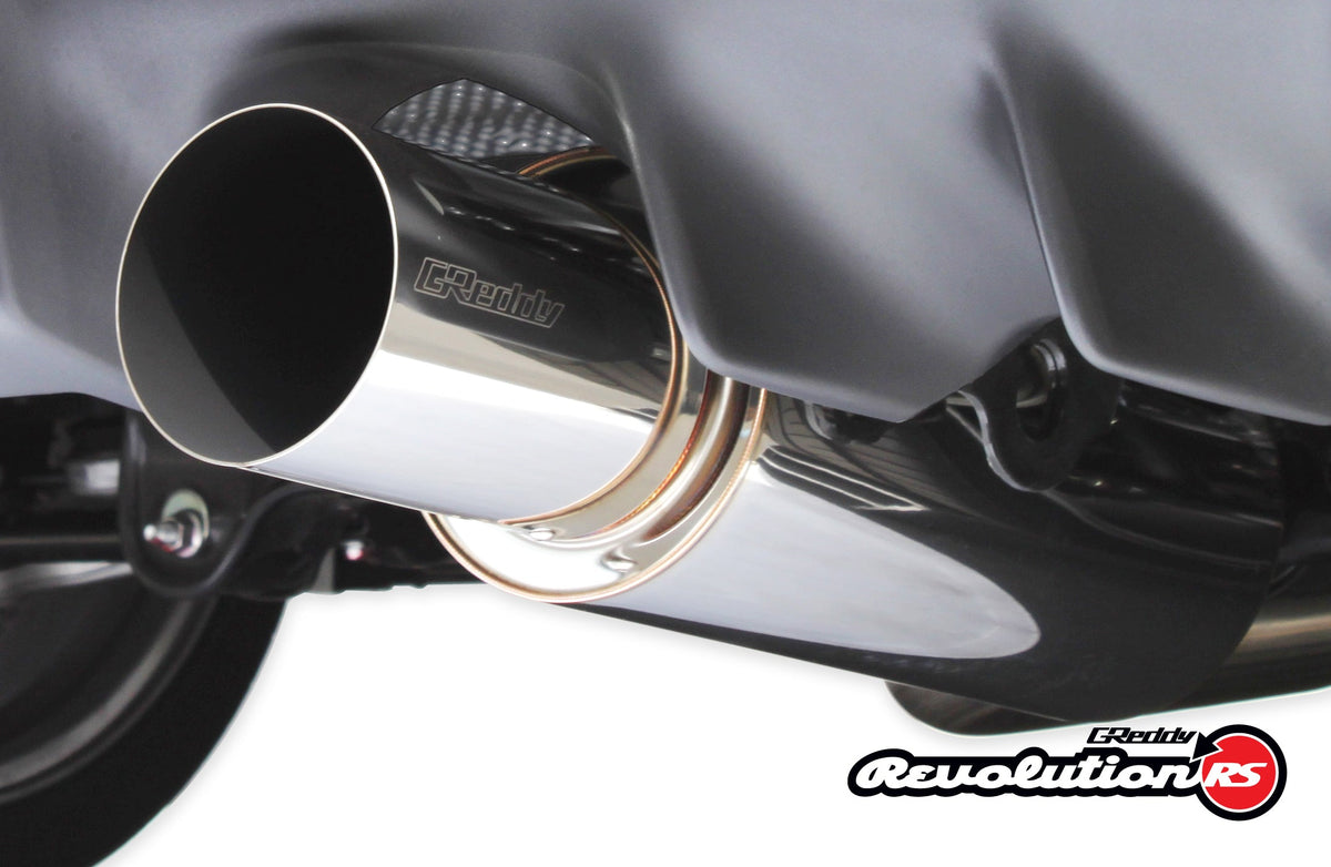 REVOLUTION RS  UNIVERSAL MUFFLER 3.0"- 3-BOLT 115MM  TIP - (11001131)