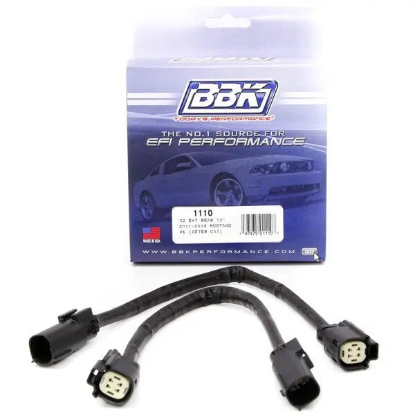 Ford Mustang GT V6 Rear O2 Extensions 12 Inch 11-17