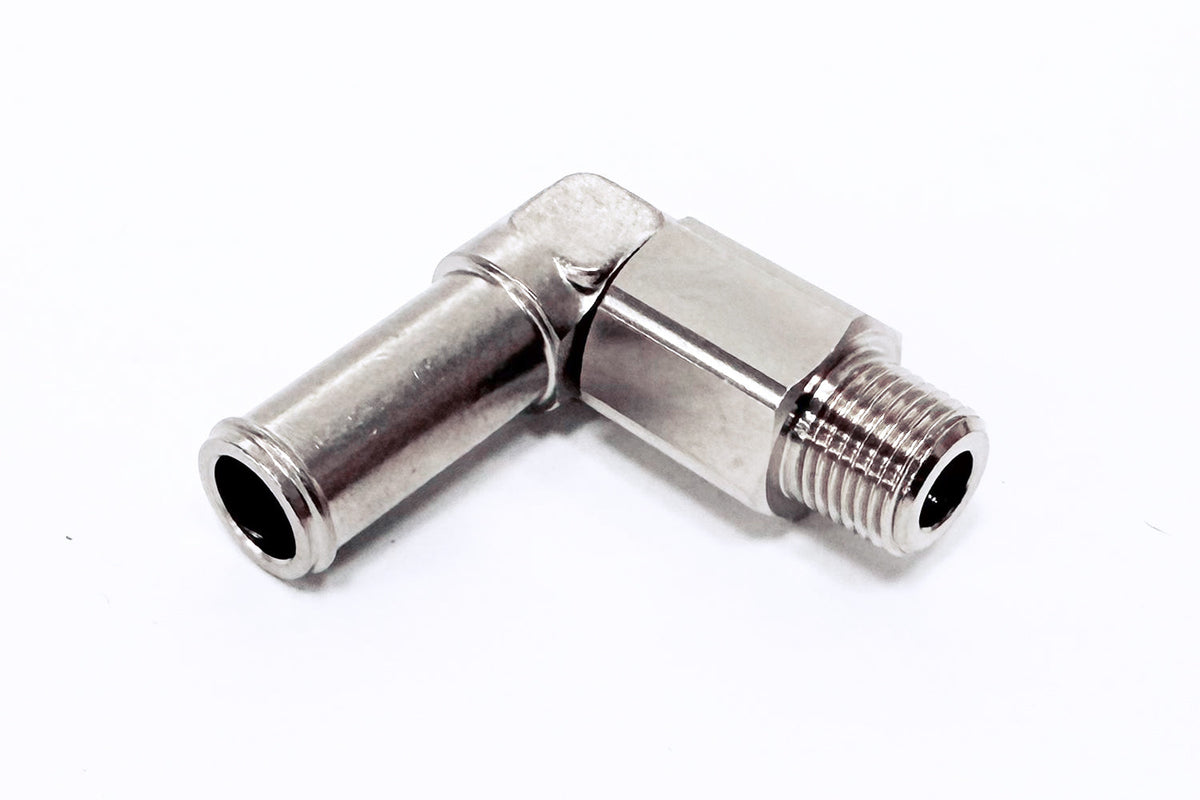 90 DEG HOSE UNION NO.5   10MM - 1/8 SWIVEL NIPPLE - (11900624)