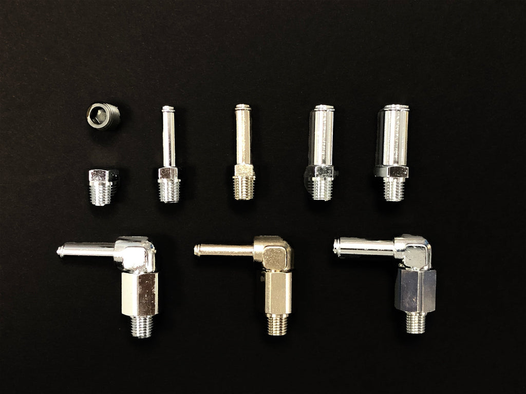 GReddy - 1/8 BSPT Vacuum Hose Fitting(s) - (also New AN Fittings)