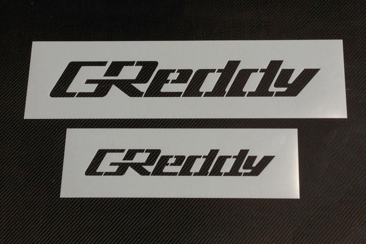 GREDDY STENCIL LG 22.5"X3.125" - (12099997)