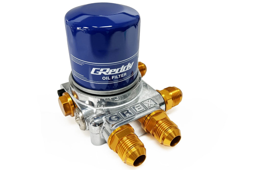 GReddy Oil Cooler Filter Block Adapter Type-I - Remote Filter ( & Optional Bypass Tube )