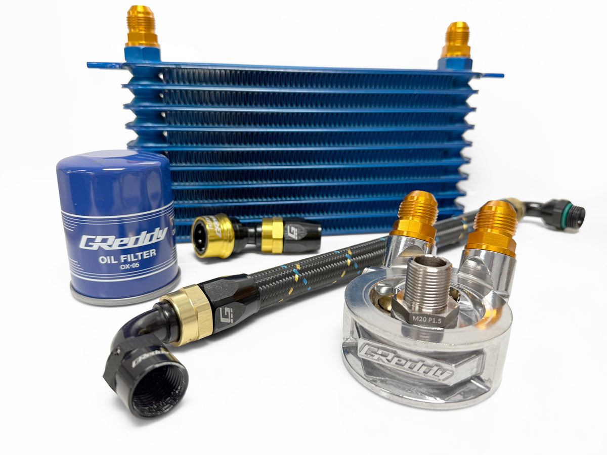 Revised GReddy Std. Oil Cooler Block Adapter - Universal