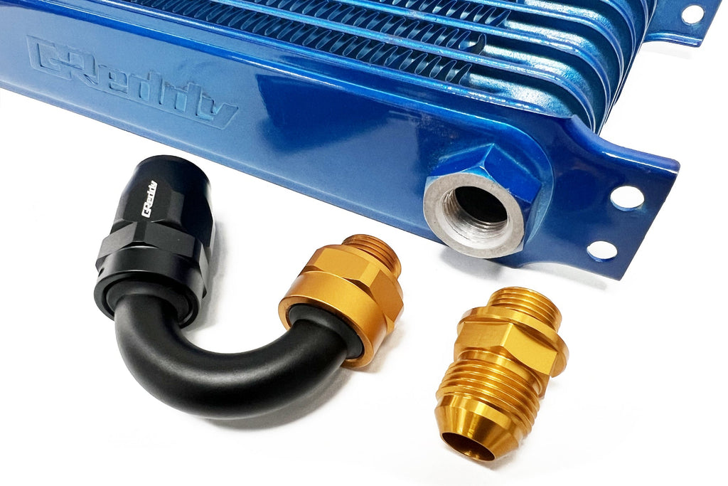 10 ROW OIL COOLER CORE -10AN FITTINGS - (12004312)