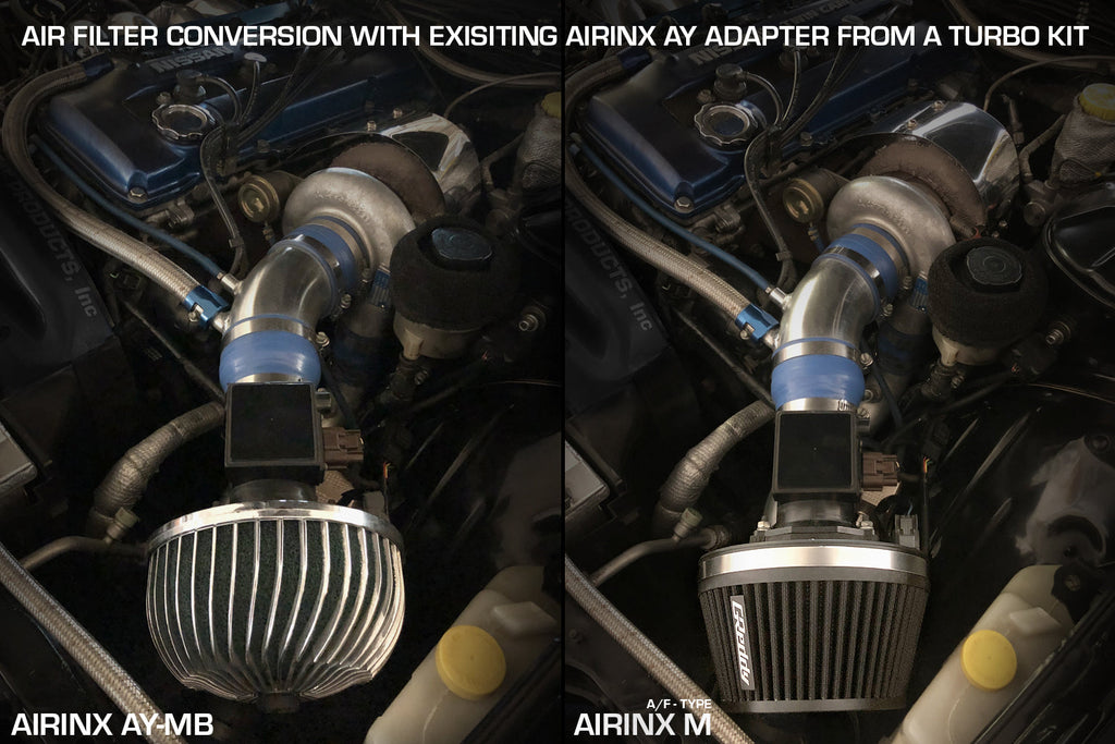 ShopGreddy Spl.: GReddy A/F-Type Airinx S 136 Air Filter, Baseplate & Adapters