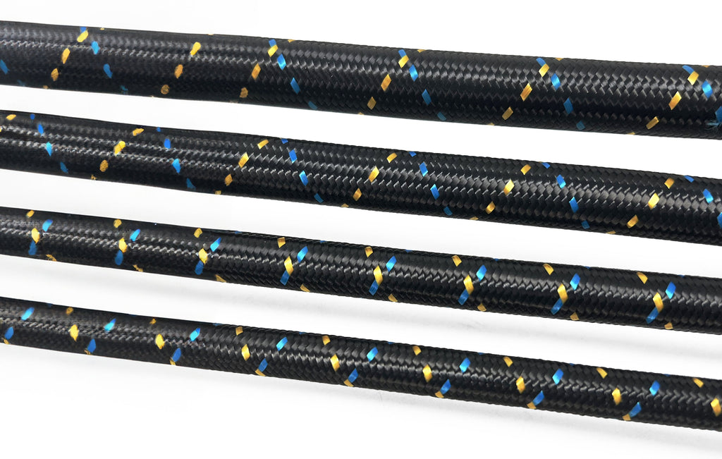 GREDDY NYLON BRAIDED HOSES -04, 06, 08, 10, 12, 16, 20 - (12850400 12850600 12850800 12851000 12851200 12851600 12852000)