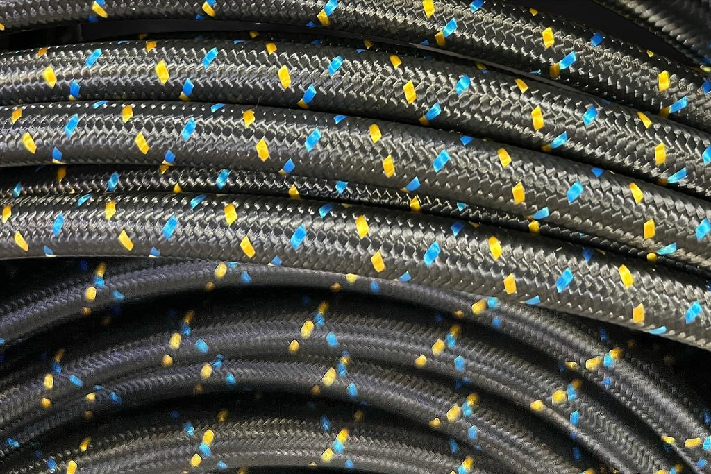 GREDDY NYLON BRAIDED HOSES -04, 06, 08, 10, 12, 16, 20 - (12850400 12850600 12850800 12851000 12851200 12851600 12852000)