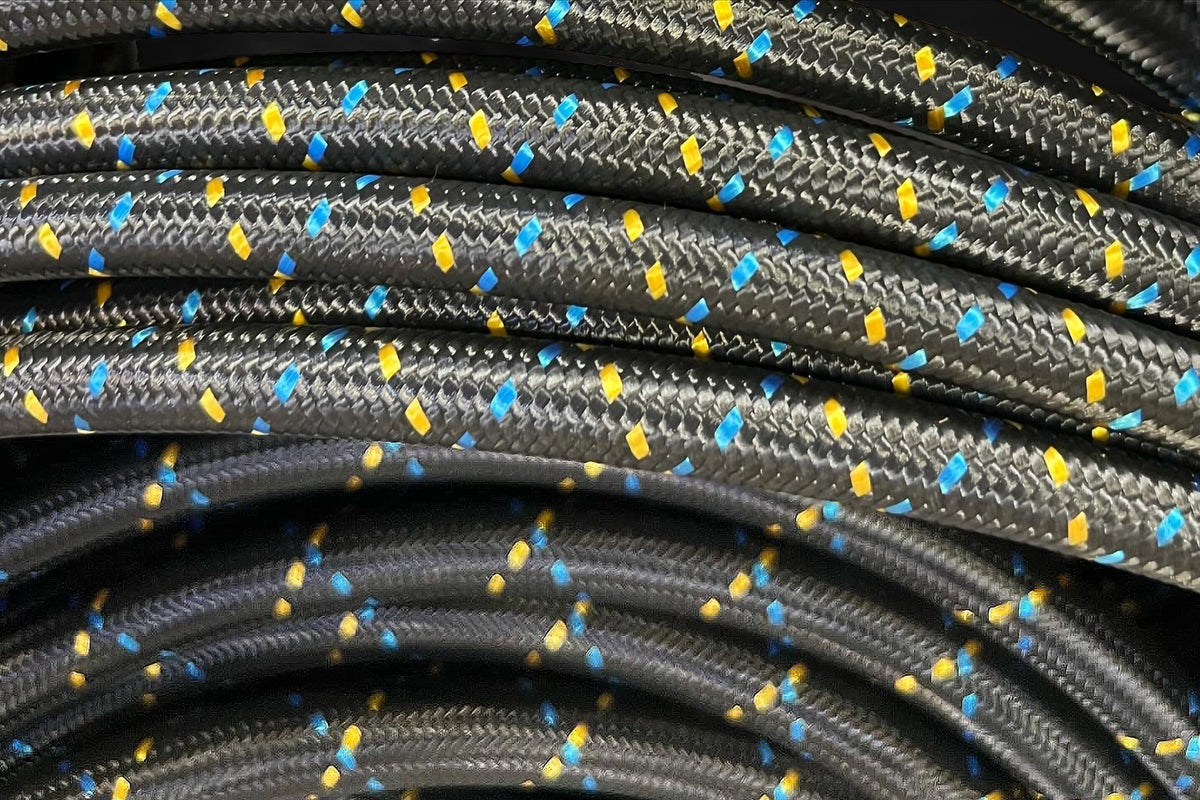 GREDDY NYLON BRAIDED HOSES -04, 06, 08, 10, 12, 16, 20 - (12850400 12850600 12850800 12851000 12851200 12851600 12852000)