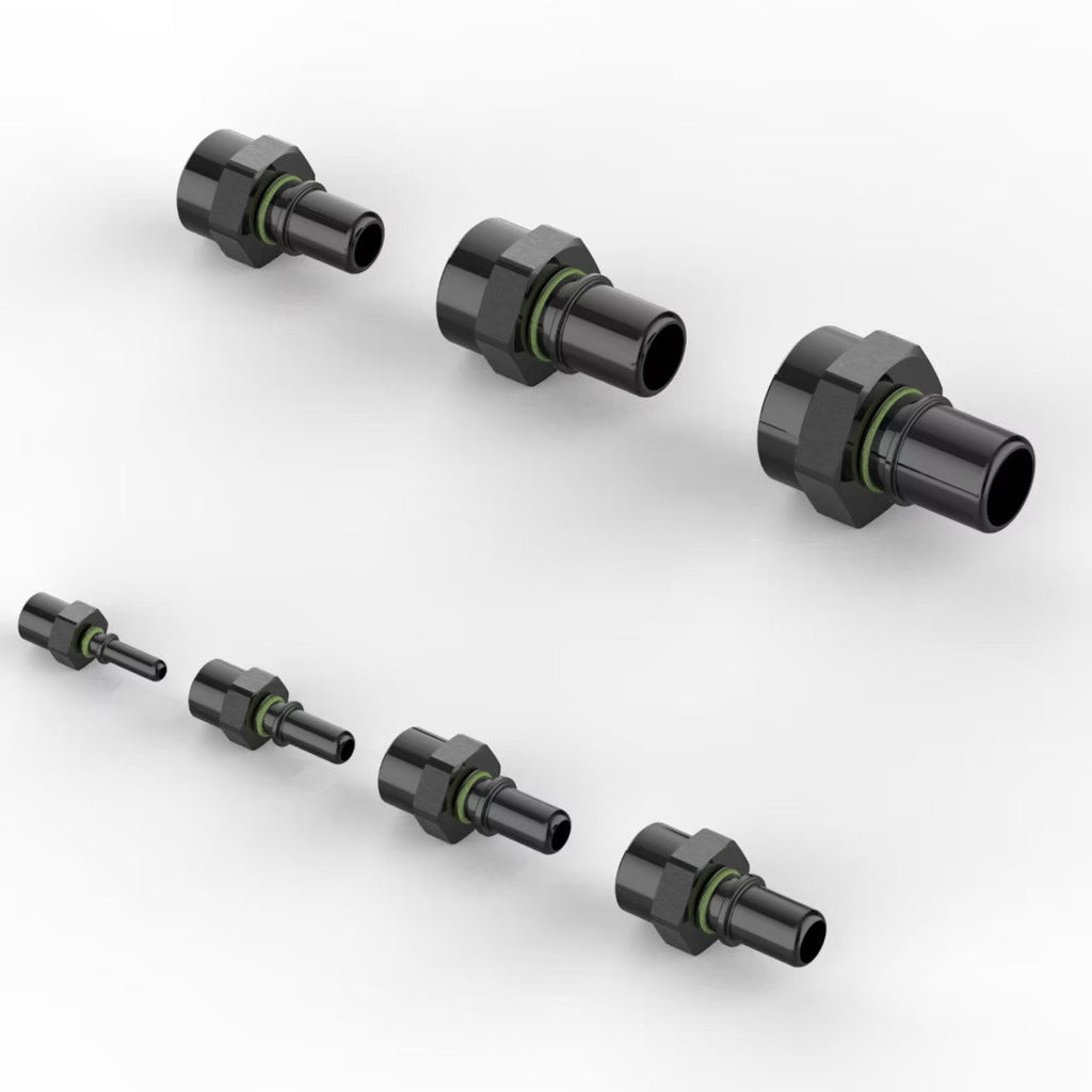 GREDDY PRO/SPEC TO FEMALE AN ADAPTER(s) - BLACK - (12870603 12870803 12871003 12871203 12871603)
