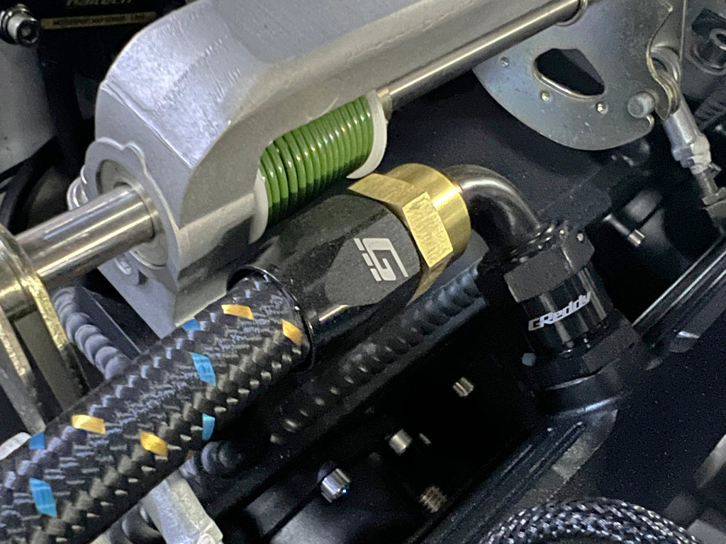 GREDDY 90 DEG. AN HOSE END(s) - BLACK/GOLD - (12800490 12800690 12800890 12801090 12801290 12801690)