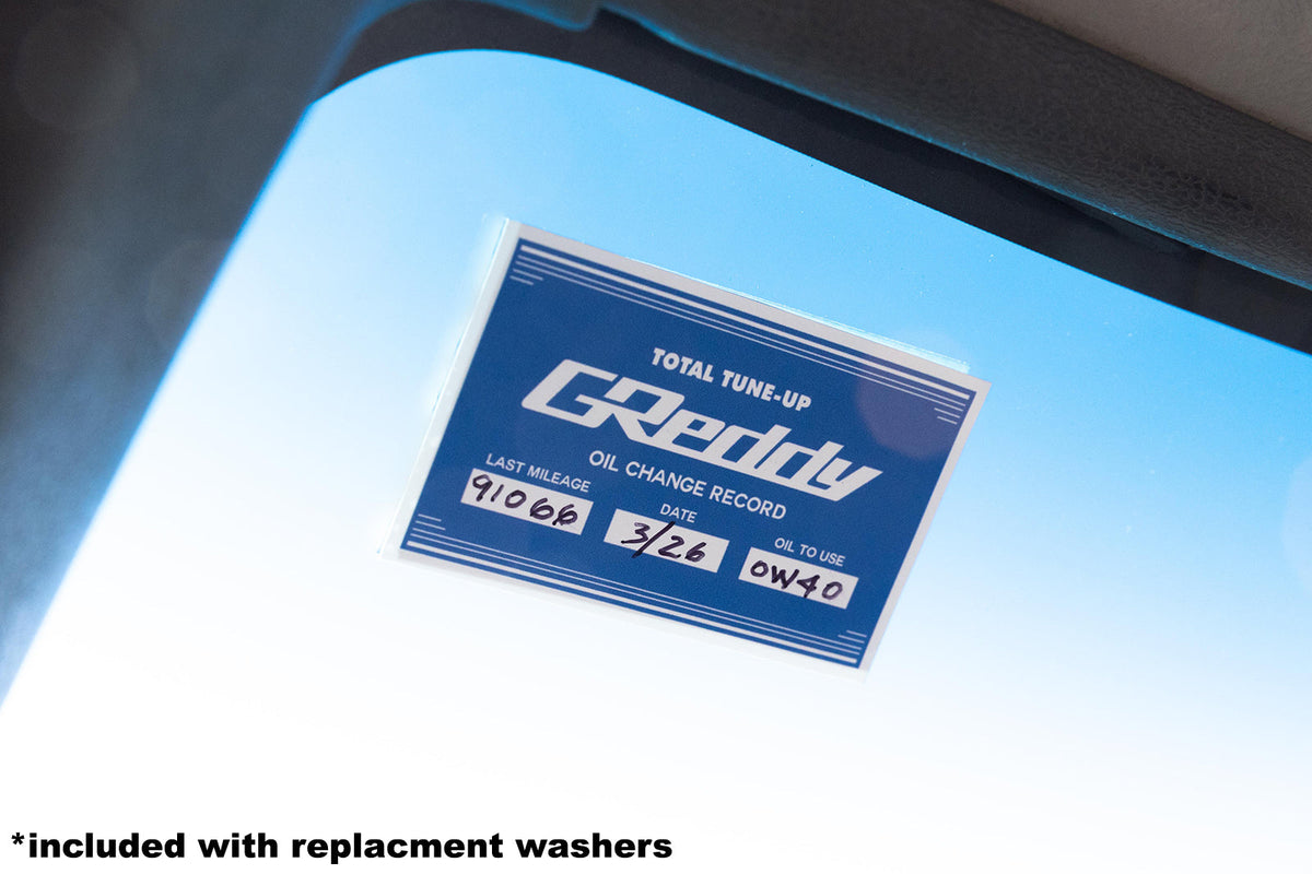 GReddy Magnetic Oil Drain Plug Replacement Washer Set and Sticker
