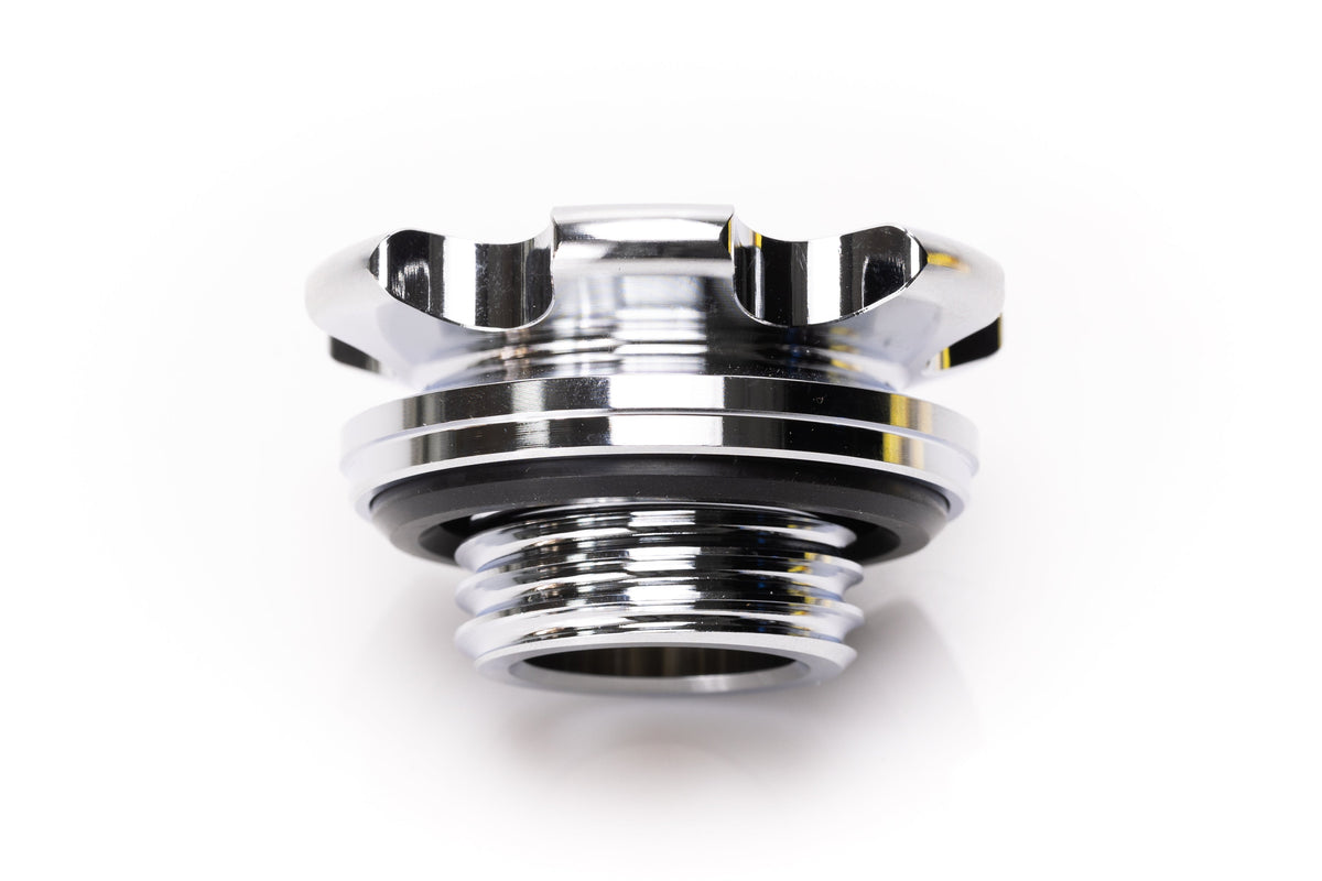 OIL FILLER CAP B-TYPE, 02 NISSAN/HONDA - CHROME - (13901512)