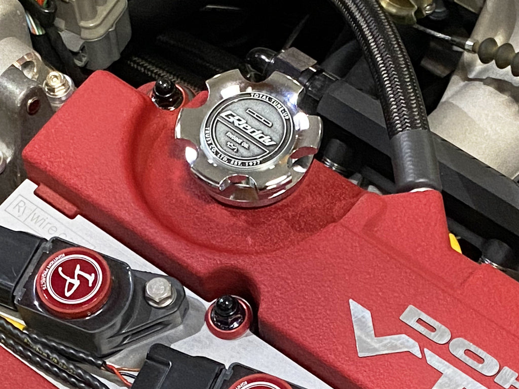 OIL FILLER CAP B-TYPE, 02 NISSAN/HONDA - CHROME - (13901512)