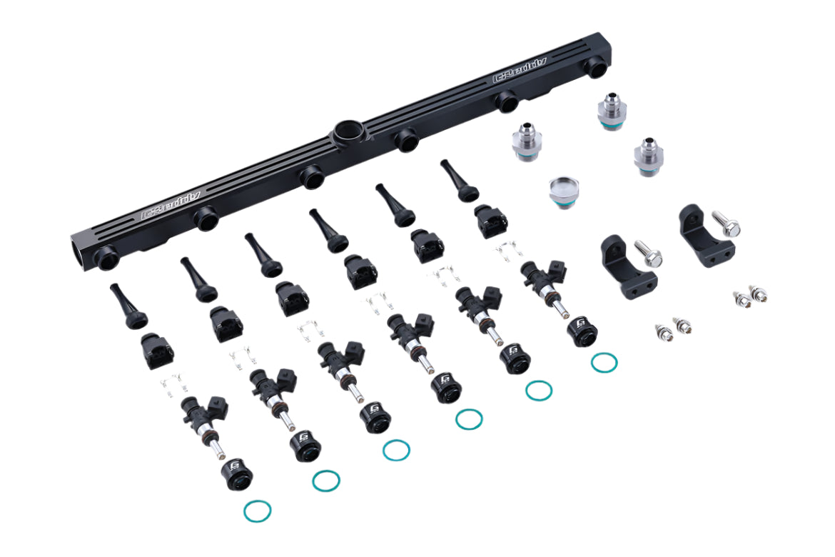 GREDDY FUEL DELIVERY KIT  2JZ-VVTi & non-VVTi (OEM MANIFOLD) BLACK - (13913320 13913321 13913322)