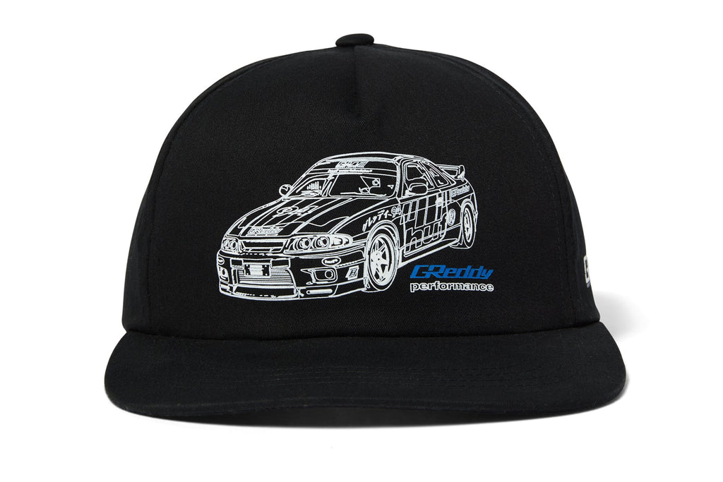 HUF x GReddy Diagram Snapback Hat - Black