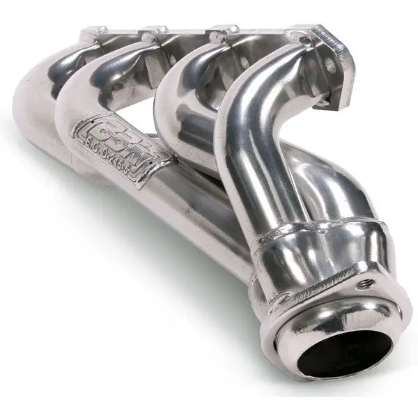 Ford Mustang 351 Swap 1-5/8 Shorty Exhaust Headers Polished Silver Ceramic 79-93