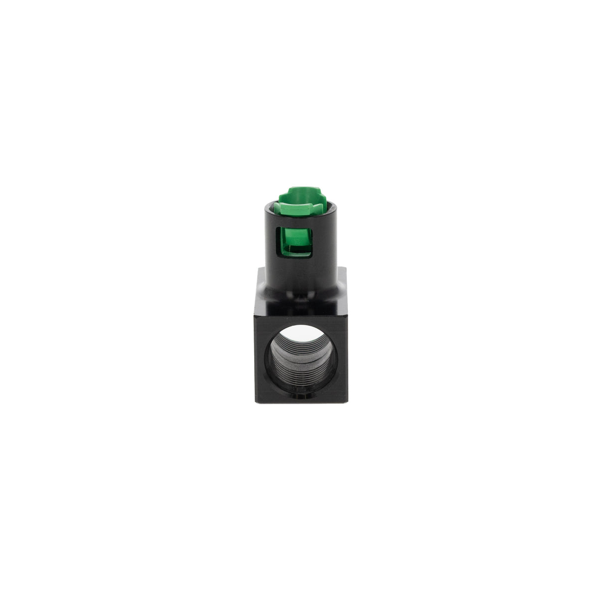 Fitting, Tee, 2x AN-08 Port, 3/8" Quick Connect