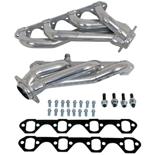 Ford Mustang GT 5.0 1-5/8 Shorty Exhaust Headers Polished Silver Ceramic 94-95