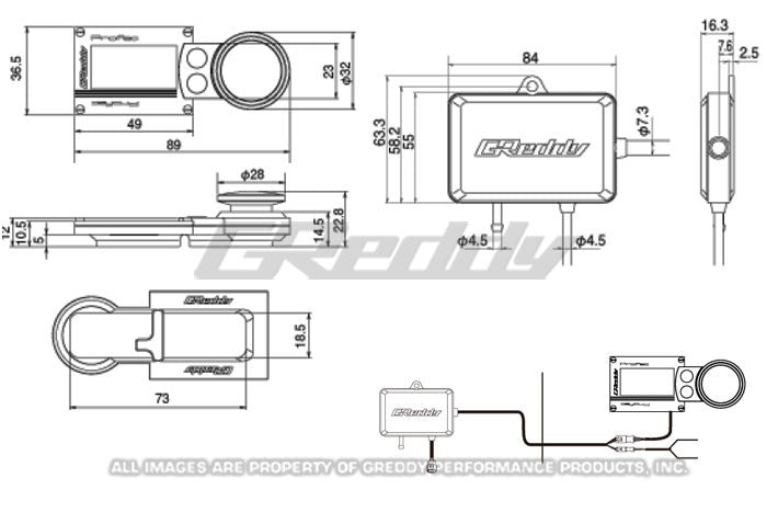 PROFEC BOOST CONTROLLER, LIMITED ED. AMBER 8BAR - (15500221)