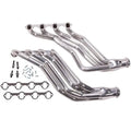 Ford Mustang 351 Swap 1-3/4 Long Tube Exhaust Headers Polished Silver Ceramic 86-93