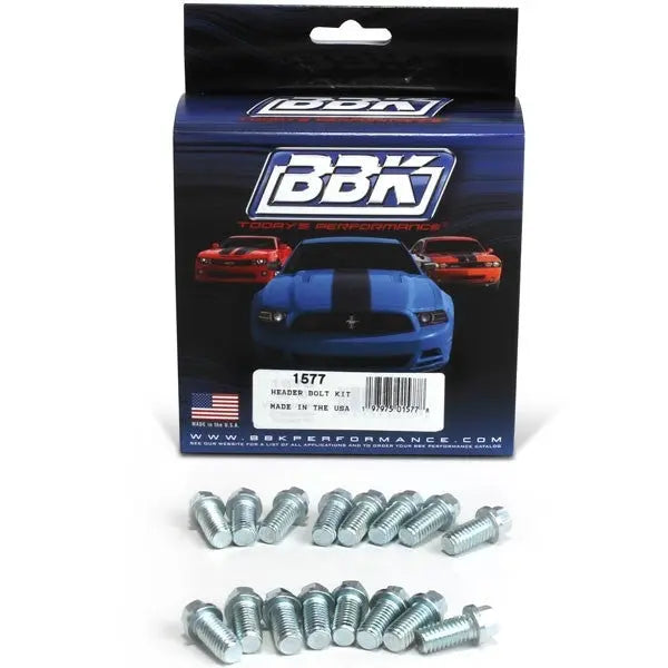 Exhaust Header Bolt Kit 3/8 -16 x 3/4 Inch 16 Pieces