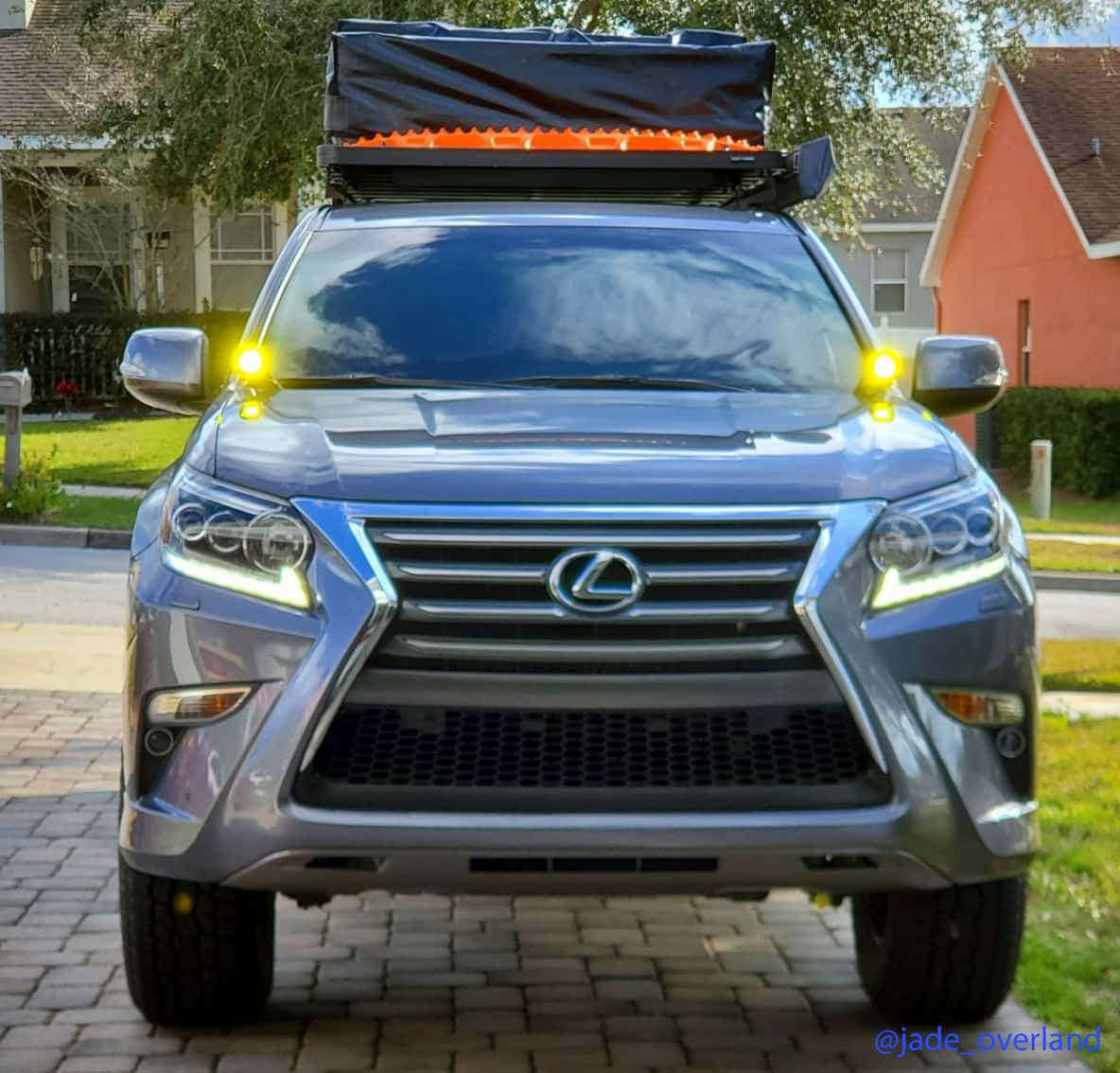 2010-2023 2nd Gen Lexus GX 460 Ditch Light Brackets