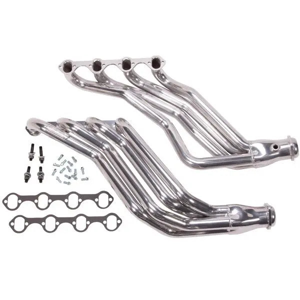 Ford Mustang 5.0L 1-3/4 Long Tube Exhaust Headers Polished Silver Ceramic 79-93