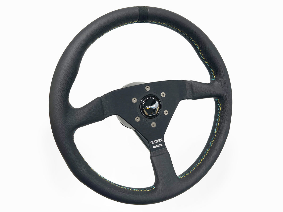 GReddy Steering Wheel Bolt Kit(s) -  Burnt Blue/Raw Gold Titanium