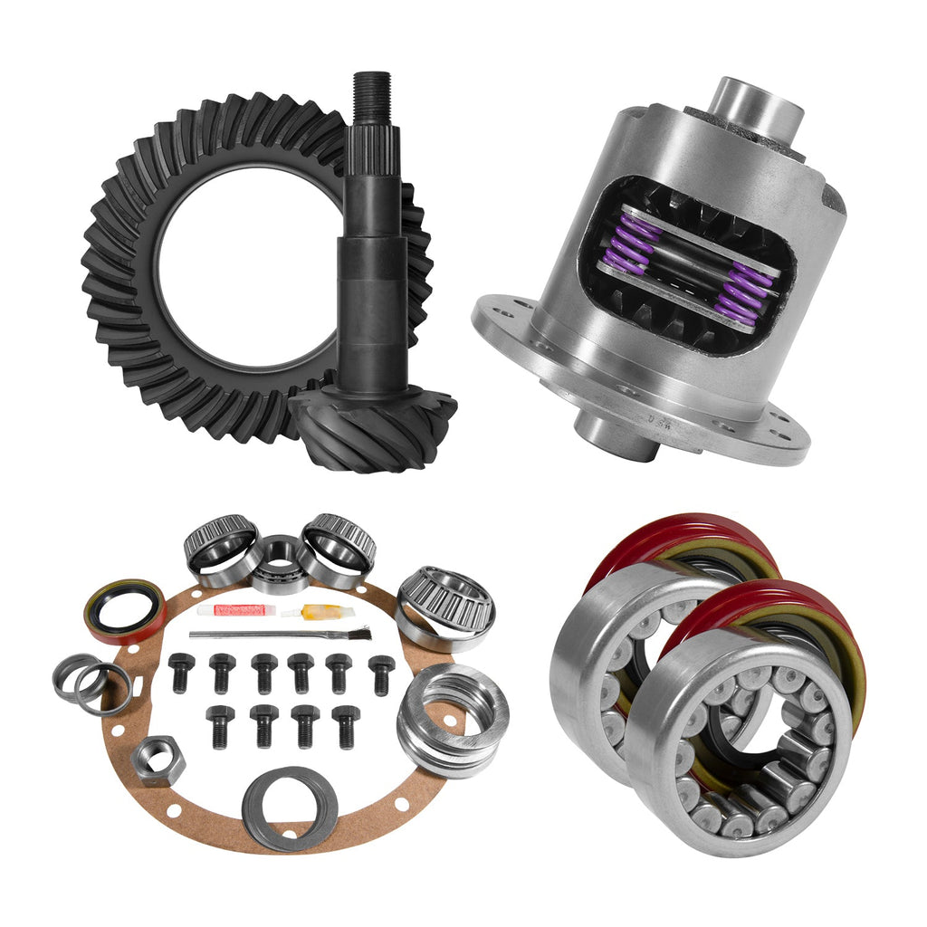 8.5" GM 4.88 Rear Ring & Pinion, Install Kit, 30spl Posi, Axle Bearings & Seals